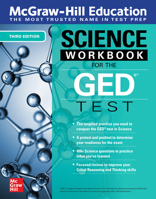McGraw-Hill Education Science Workbook for the GED Test, Third Edition 1264257899 Book Cover