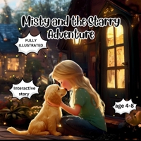 Misty and the Starry Adventure: This is a cute and interactive story about a curious girl and her puppy, wishing to visit a star and her wish becomes reality! B0DWZP73S6 Book Cover