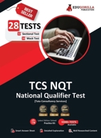 TCS NQT Book 2023: National Qualifier Test - 16 Mock Tests (Part A and B) and 12 Sectional Tests (1000 Solved Questions) with Free Access 9390297508 Book Cover