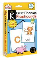 First Phonics Flashcards: Letter Flash Cards for Preschool and Pre-K, Ages 3-5, Phonics Game for Kids, ABC Learning, Learn to Read, Consonant and Vowels, Blending, Memory Building 0593450450 Book Cover