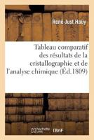 Tableau Comparatif Des Ra(c)Sultats de La Cristallographie Et de L'Analyse Chimique B0BP2V59Z6 Book Cover