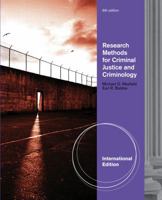 Research Methods for Criminal Justice and Criminology 0495813737 Book Cover