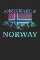 Wikstroem - Notes: Norway Aurora Borealis Northern Lights - Notebook 6x9 checkered 1087276683 Book Cover