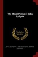 The Minor Poems of John Lydgate 1016228430 Book Cover
