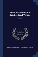 The American Law of Landlord and Tenant; Volume 1 101839916X Book Cover