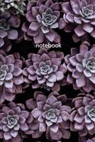 notebook: purple succulent 1076827551 Book Cover