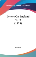 Letters On England V1-2 116074341X Book Cover