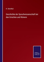 Geschichte der Sprachwissenschaft bei den Griechen und Römern 3375071221 Book Cover