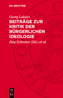 Beiträge Zur Kritik Der Bürgerlichen Ideologie 3112763467 Book Cover