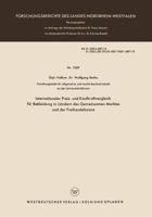 Internationaler Preis- Und Kaufkraftvergleich Fur Bekleidung in Landern Des Gemeinsamen Marktes Und Der Freihandelszone 3663036863 Book Cover