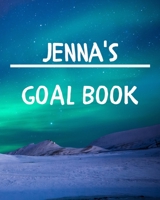 Jenna's Goal Book: New Year Planner Goal Journal Gift for Jenna / Notebook / Diary / Unique Greeting Card Alternative 1677045329 Book Cover