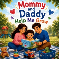 Mommy and Daddy Help Me Grow !: A Heartwarming Rhyming Picture Book for Ages 0-7 About Family Love, Kindness, and Confidence B0H9BFB4DH Book Cover