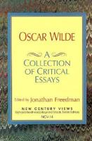 Oscar Wilde: A Collection of Critical Essays 0131460447 Book Cover