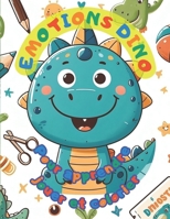 Emotions Dino: Pour apprendre, jouer et colorier. B0CLZZ1WQY Book Cover