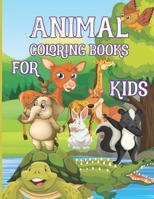 Animal coloring books for kids: Learn And Fun Facts, Practice Handwriting And Color Hand Drawn Illustrations | Preschool, Kindergarten ... B0915RP79M Book Cover