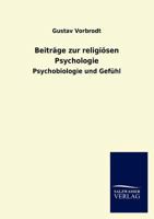 Beitr GE Zur Religi Sen Psychologie 3846016160 Book Cover