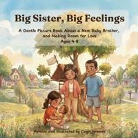 Big Sister, Big Feelings: A Gentle Picture Book About a New Baby Brother, and Making Room for Love, Ages 4-8 (Honey Steps) B0HDTRS27K Book Cover