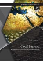 Global Sourcing: Kostensenkungspotenziale Fur Die Deutsche Wirtschaft 3954850176 Book Cover