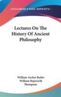 Lectures On the History of Ancient Philosophy 1019001631 Book Cover