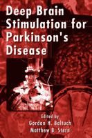 Deep Brain Stimulation for Parkinson's Disease 0849370191 Book Cover