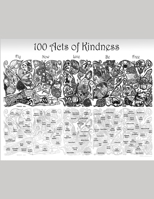 100 Acts of Kindness: Monumental Collaborative Puzzle Print VI B08W7SQ8MW Book Cover