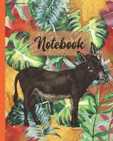 Notebook: Mule - Animals Diary / Notes / Track / Log / Journal , Book Gifts For Women Men Kids Teens Girls Boys Friends 8x10" 110 Pages 1671399692 Book Cover