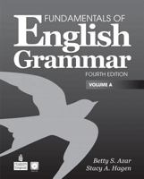 Fundamentals of English Grammar: Workbook Volume A (Azar English Grammar) 0131383531 Book Cover