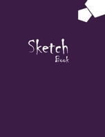 Sketchbook Large 8 x 10 Premium, Uncoated (75 gsm) Paper, Purple Cover 0464457513 Book Cover