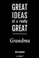 Notebook for Grandmas / Grandma: awesome handy Note Book [120 blank lined ruled pages] 1700653776 Book Cover