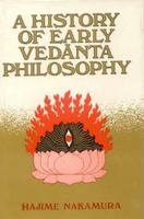 A History Of Early Vednta Philosophy 8120806514 Book Cover