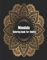 Mandala Coloring Book For Adults: Valentines Mandalas Hand Drawn Coloring Book for Adults, valentines day coloring books for adults, mandala coloring B084DH65XQ Book Cover
