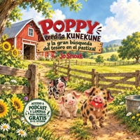 Poppy, la cerdita kunekune, y la gran búsqueda del tesoro en el pastizal (Spanish Edition) B0HMMTR2JQ Book Cover