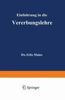 Einfuhrung in Die Vererbungslehre 3211800611 Book Cover