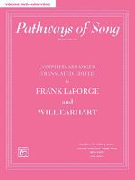 Pathways of Song, Volume Two: Low Voice 0897242572 Book Cover