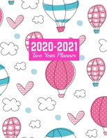 2020-2021 Two Year Planner: 24-Month Planner & Calendar Large 8.5 x 11 (Jan 2020 - Dec 2021) Daily Weekly and Monthly Schedule Art Cover 00023189 1712702653 Book Cover
