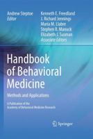 Handbook of Behavioral Medicine: Methods and Applications 1441964835 Book Cover