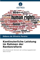 Kontinuierliche Leistung im Rahmen der Rentenreform 6206382273 Book Cover