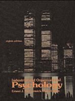 Industrial And Organizational Psychology 0134630920 Book Cover