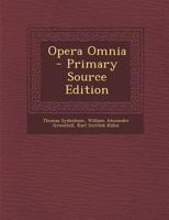 Opera Omnia 1020746688 Book Cover