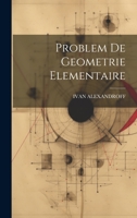 Problem De Geometrie Elementaire 1022535145 Book Cover
