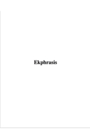 Ekphrasis B0H72WMF4W Book Cover