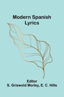 Modern Spanish Lyrics 9373055933 Book Cover