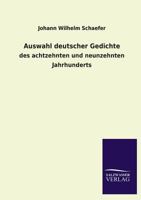 Auswahl Deutscher Gedichte 3846036277 Book Cover