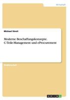 Moderne Beschaffungskonzepte. C-Teile-Management und eProcurement 3640979613 Book Cover