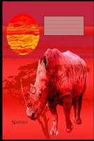Nashorn: A5 Liniertes Schreibheft F�r Sch�ler Und Lehrer 1073452751 Book Cover