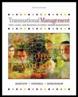 Transnational Management: Text and Cases 0072482761 Book Cover