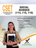 2017 CSET Social Science (114, 115, 116) (California Subject Examination for Teachers) 1607876191 Book Cover