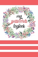 My Passwords Logbook | Top Secret Organizer Journal: Remember Your Internet Username Accounts and Passwords B083XTH6HS Book Cover
