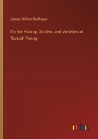 On the History, System, and Varieties of Turkish Poetry 336863352X Book Cover