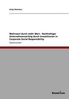 Mehrwert Durch Mehr Wert 3867469318 Book Cover